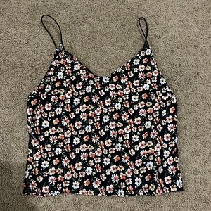 Floral crop top